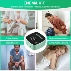 Alitake Enema Kit compact portable design fits storage at home.