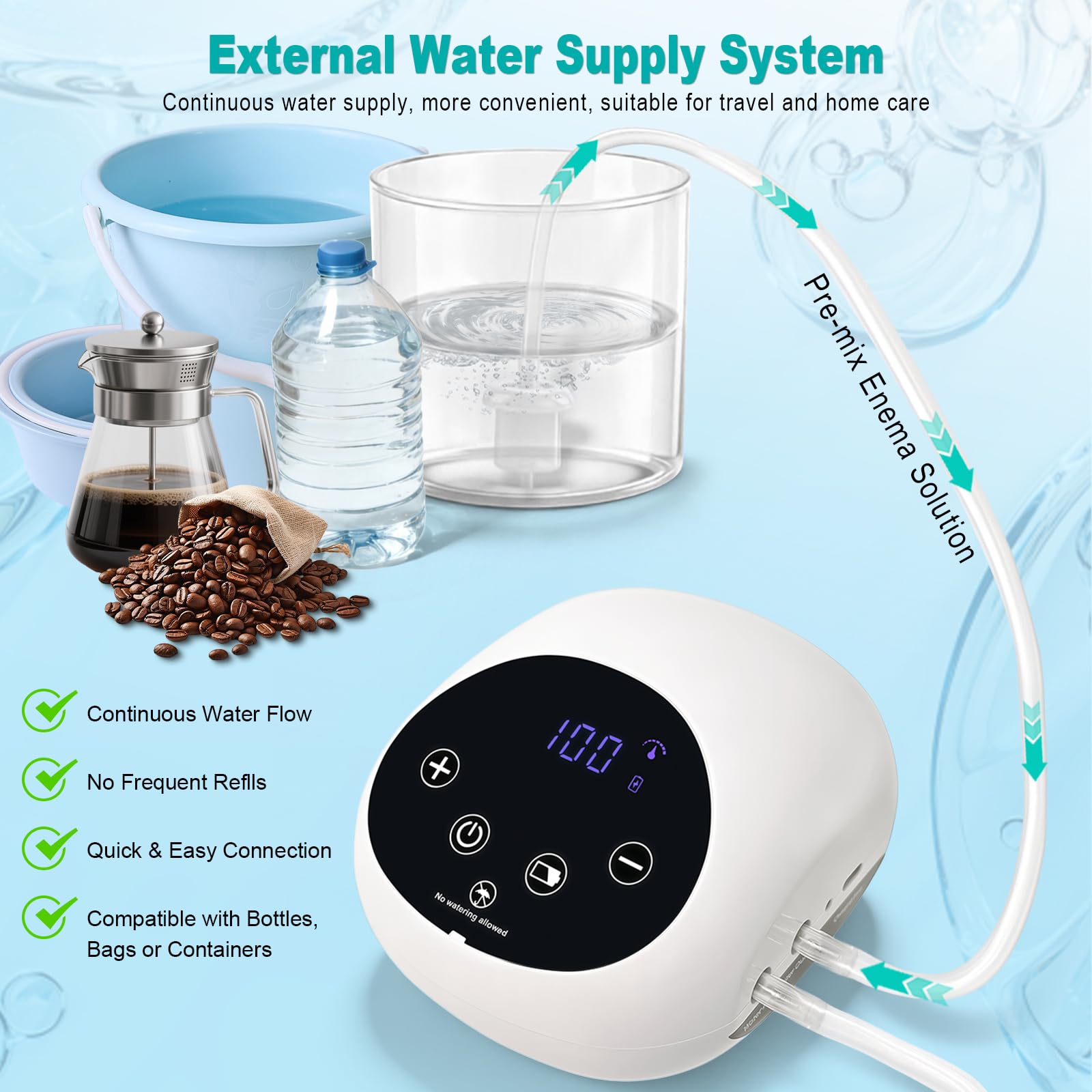 ALITERCY self-cleaning mode simplifies post-use maintenance.