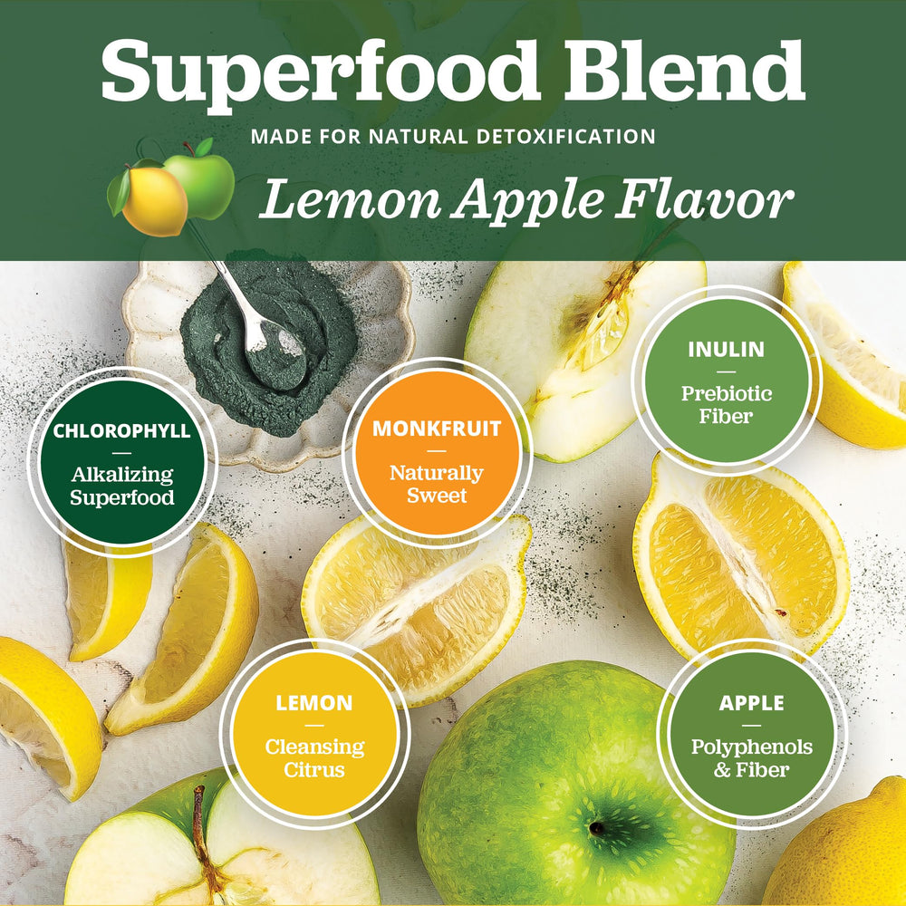 All About Juicing chlorophyll stick pack close-up highlighting mess-free portability