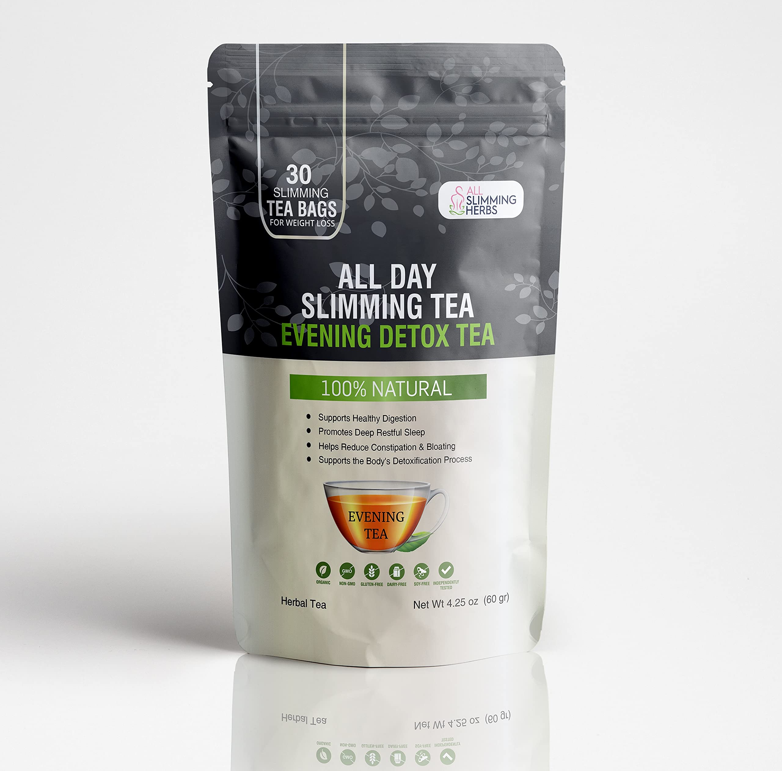 ALL SLIMMING HERBS All Day Slimming Tea evening bags help ease evening bloating
