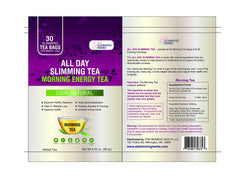 ALL SLIMMING HERBS All Day Slimming Tea morning bags for easy daily routine