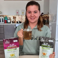 ALL SLIMMING HERBS Daytime Tea morning ritual by the kitchen