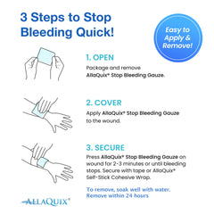 AllaQuix note about using on blood thinners with guidance.