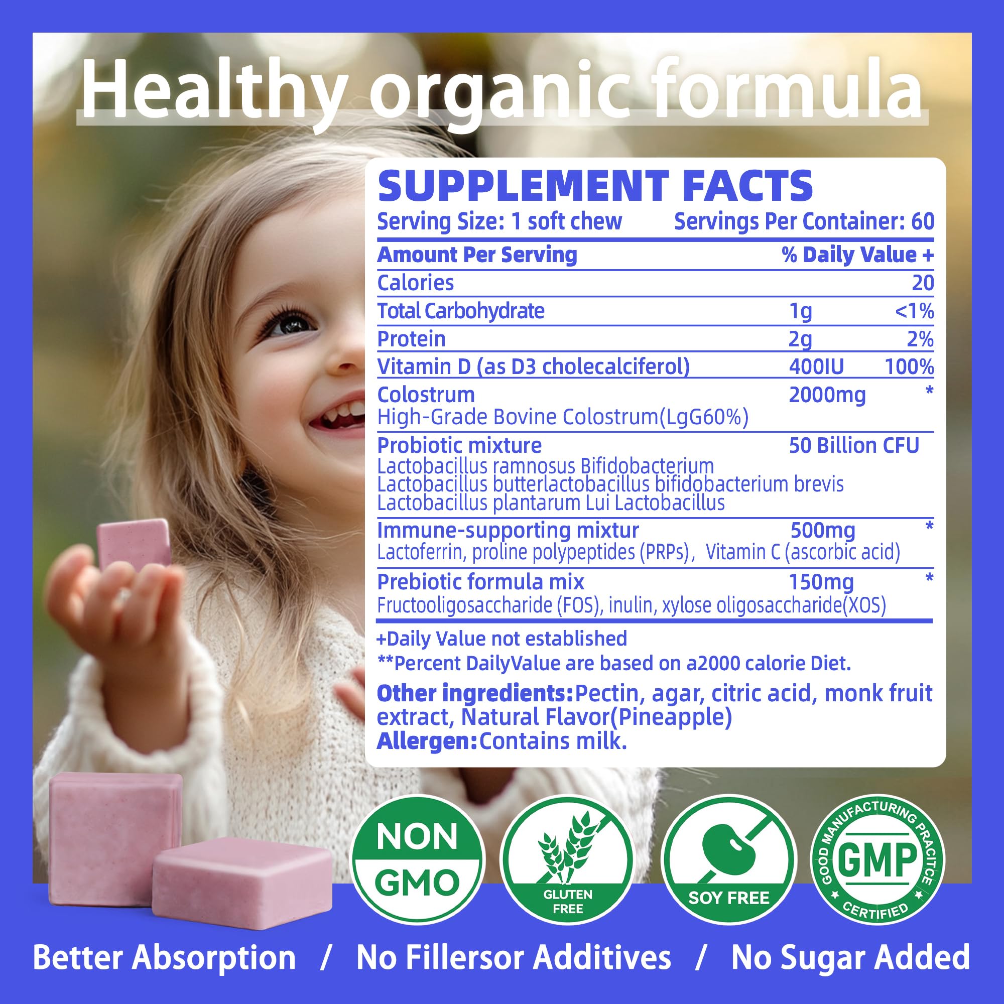 Allcoovita bottle with 60 servings shows on-the-go convenience