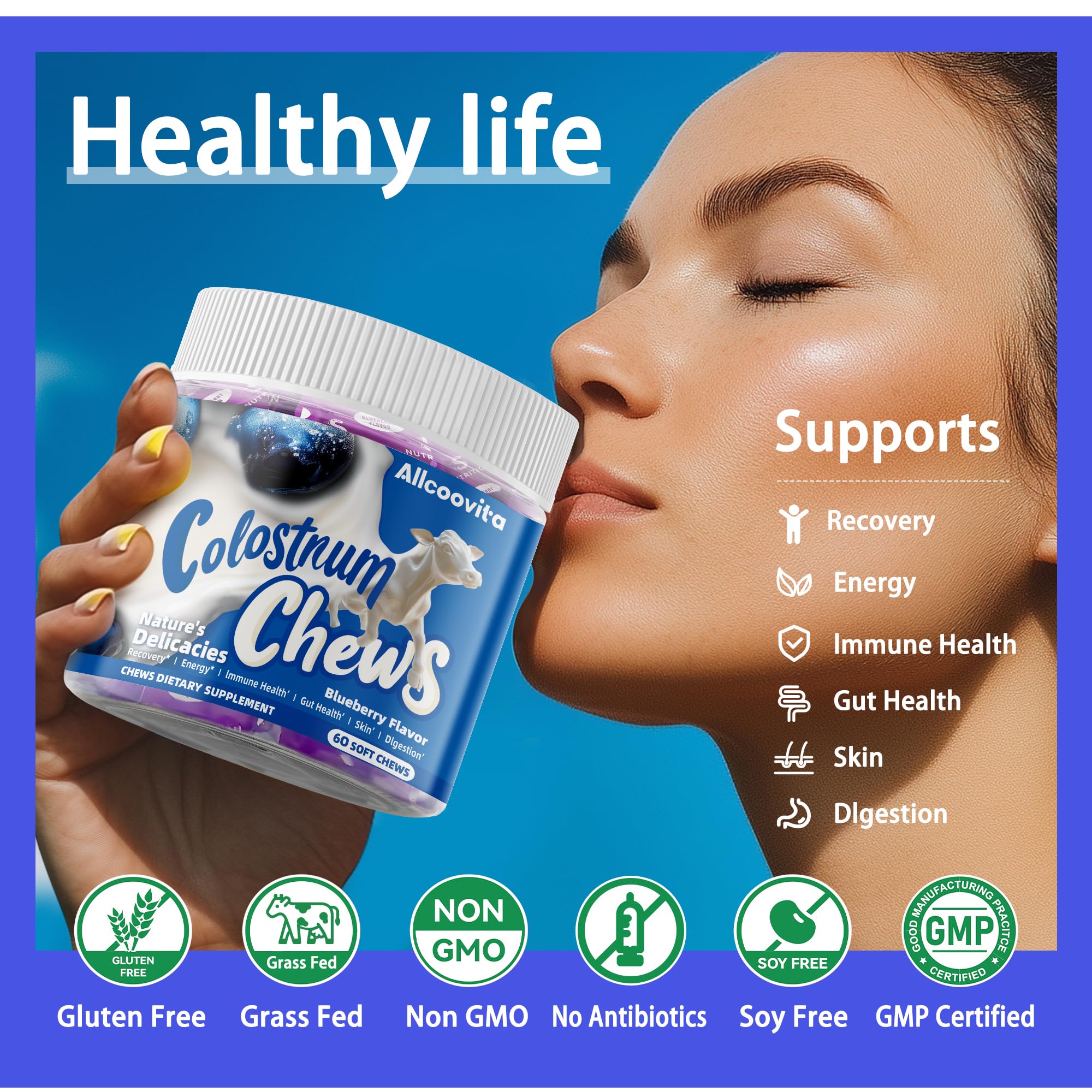 Allcoovita packaging and label emphasize sustainable sourcing