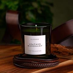 Allegorie candle flame burn image showing clean soy wax