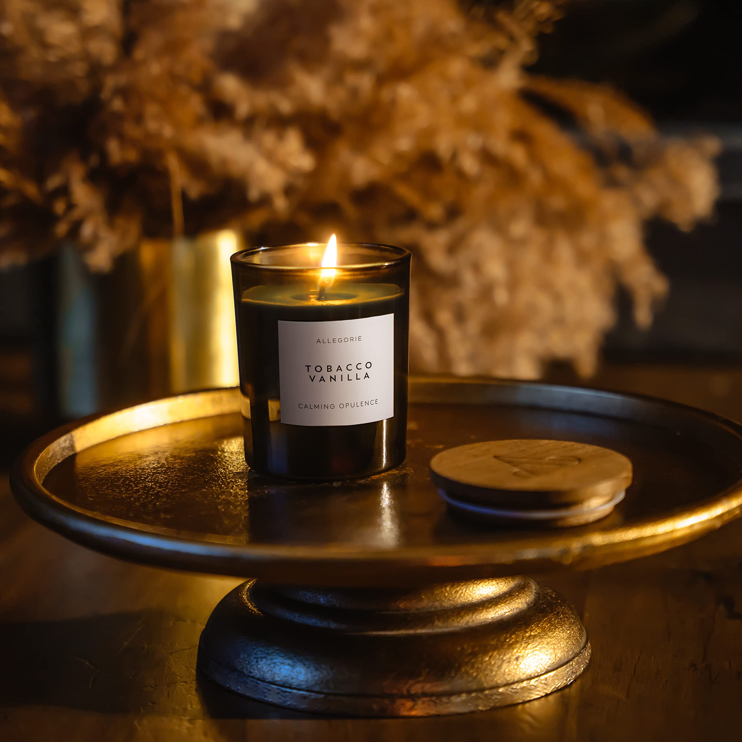 Allegorie natural soy wax texture close-up for clean burn