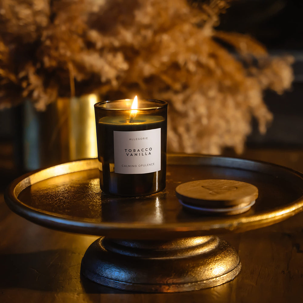 Allegorie natural soy wax texture close-up for clean burn