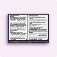 Allegra Hives 24h tablet pack back lists usage details for safe daily dosing.