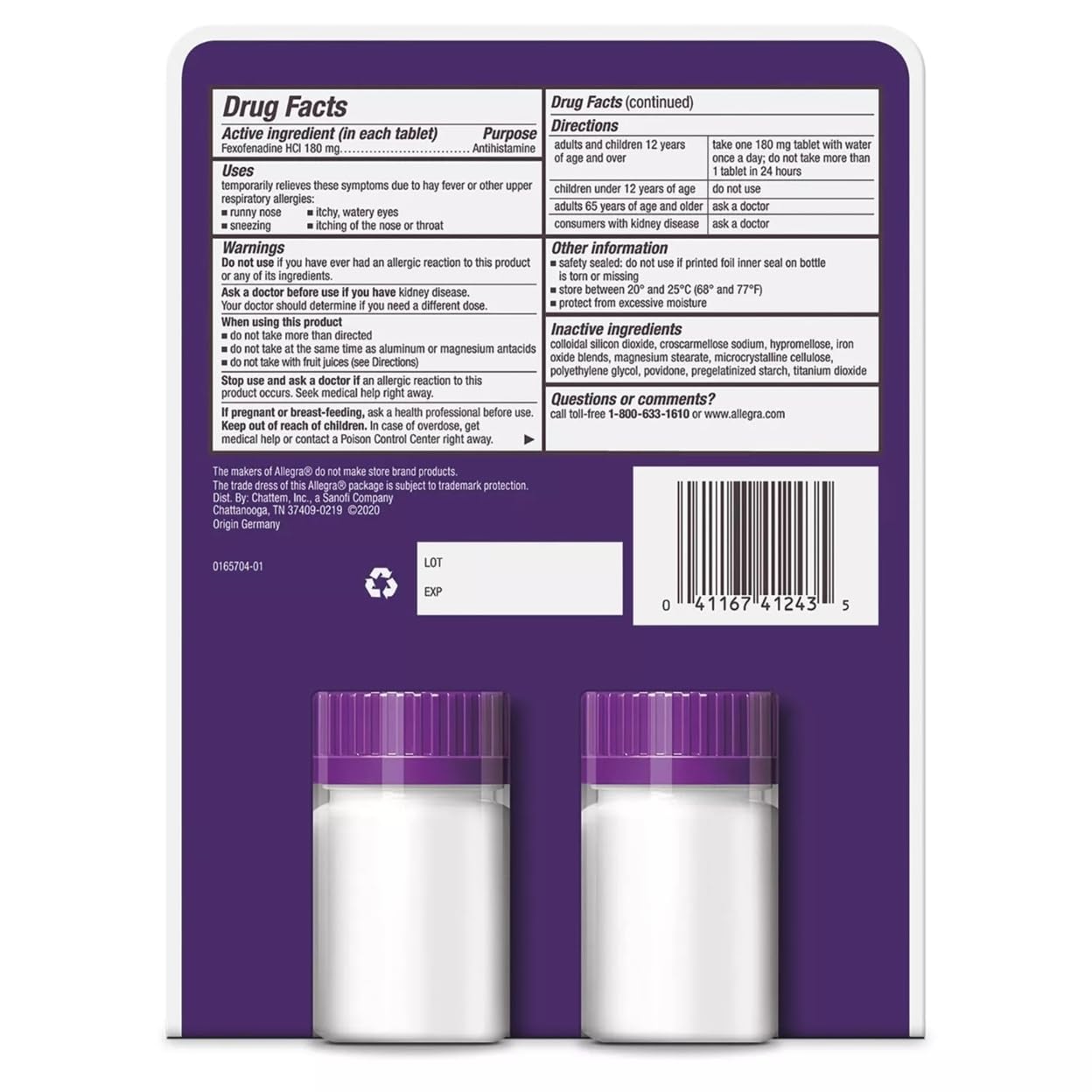 Allegra non-drowsy gelcaps close-up highlighting fast one-hour onset.