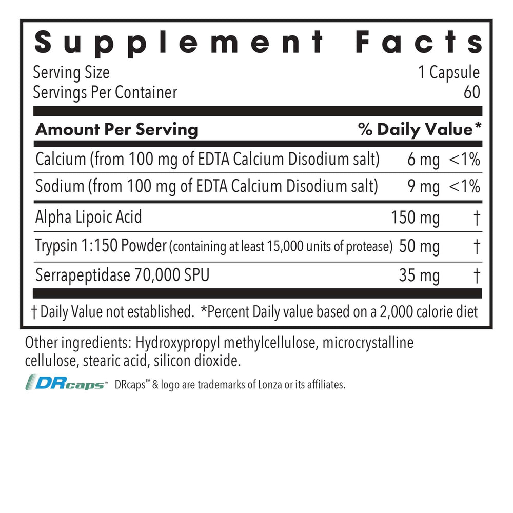 Allergy Research Group Biofilm Neutralizer capsules sit ready for easy daily supplementation.