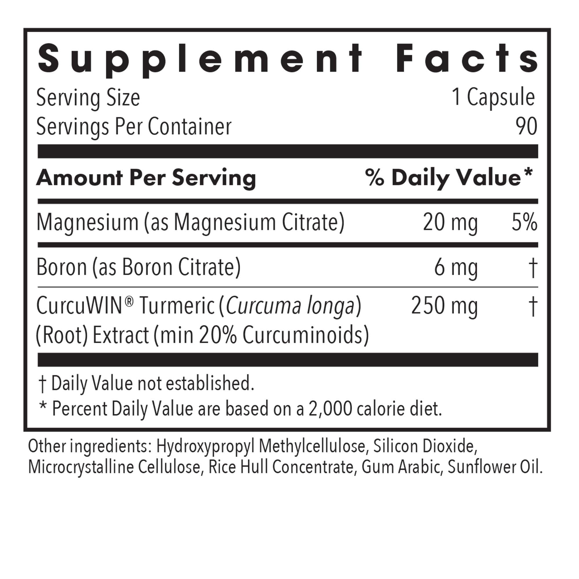 Close-up of Allergy Research Group Boron Joint capsules highlighting supplement form and joint support