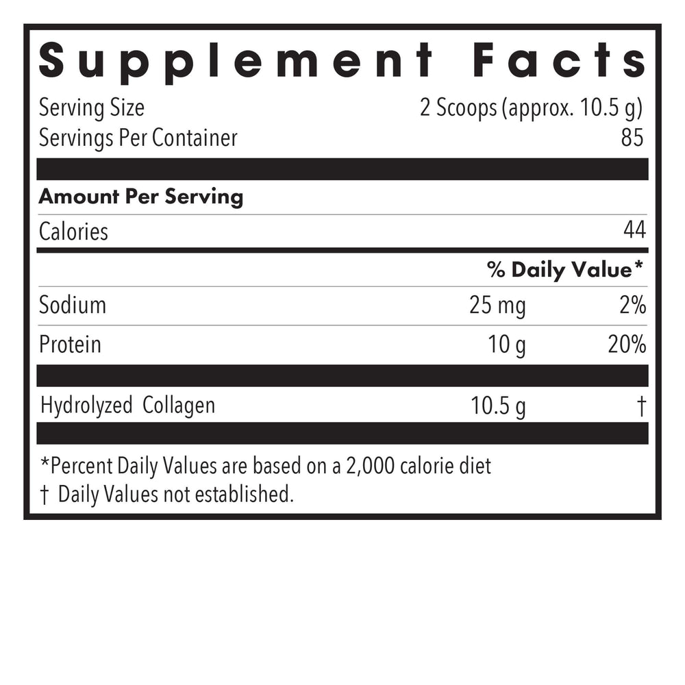 Allergy Research Group collagen powder label close-up showing Arthred formula.