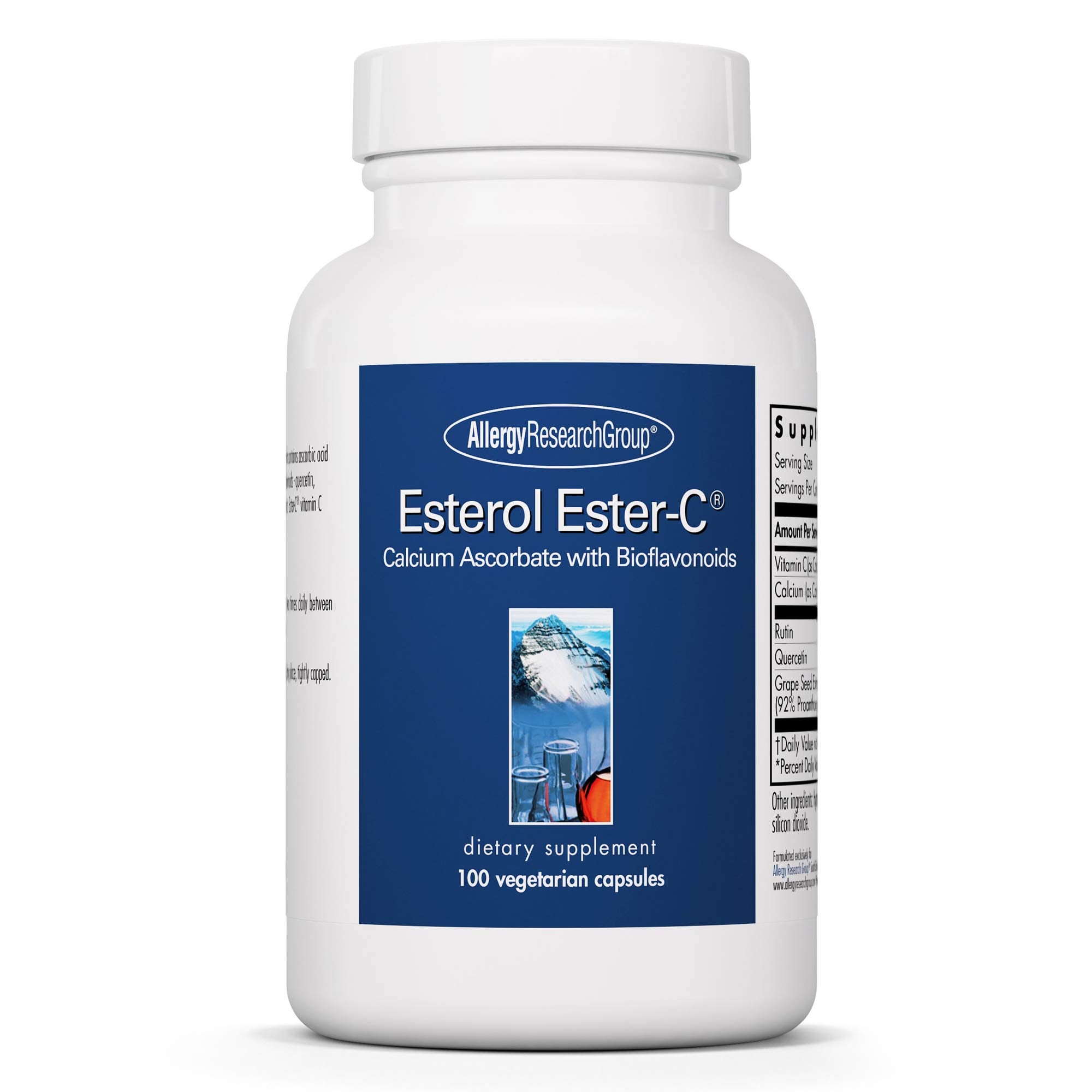 Allergy Research Group Esterol Ester C bottle highlighting buffered vitamin C