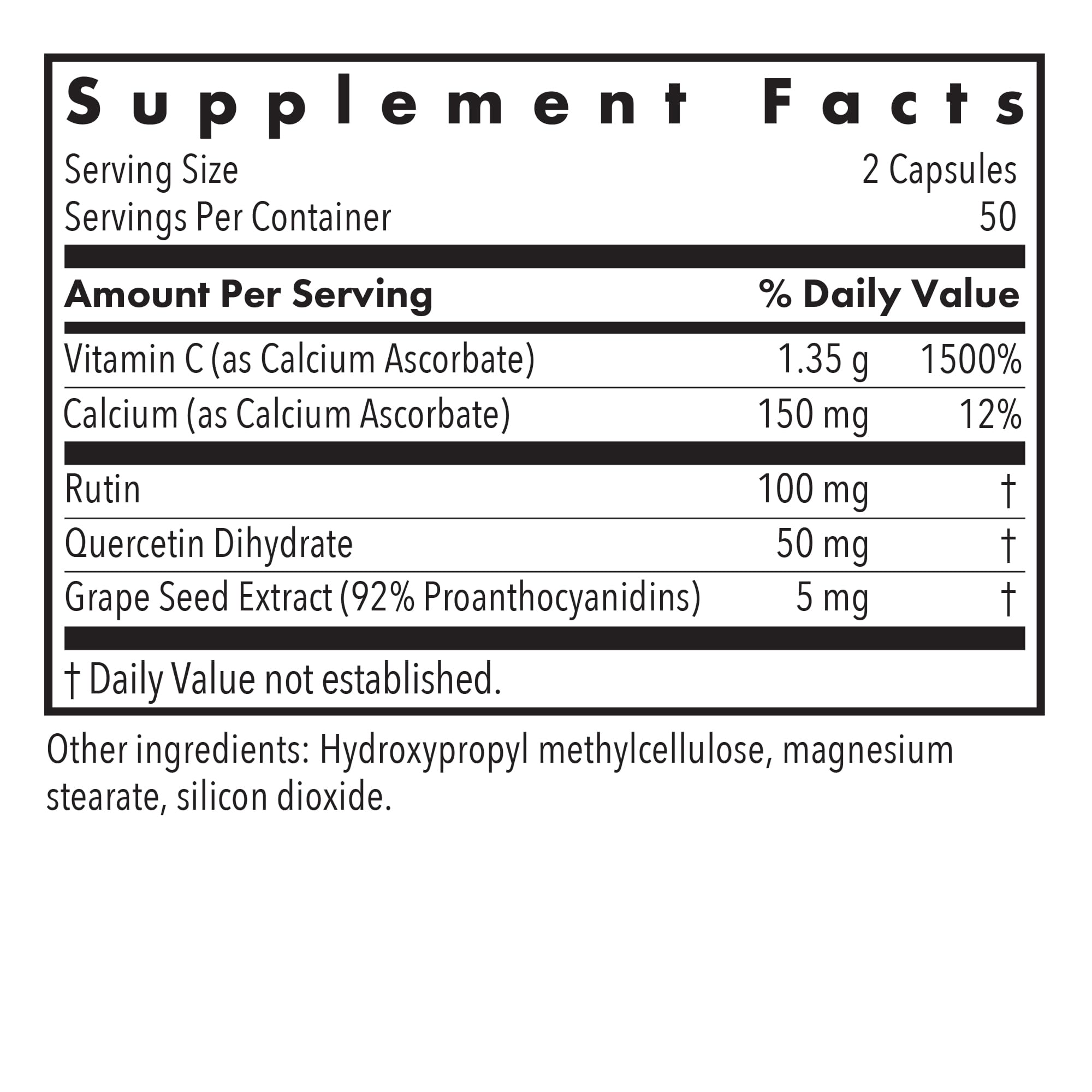 Close-up of Esterol Ester C cap with dosage information