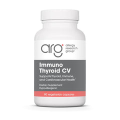 Allergy Research Group Immuno Thyroid CV bottle, supporting thyroid function and immune resilience.