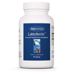 Allergy Research Group Lactoferrin bottle front supports immune balance