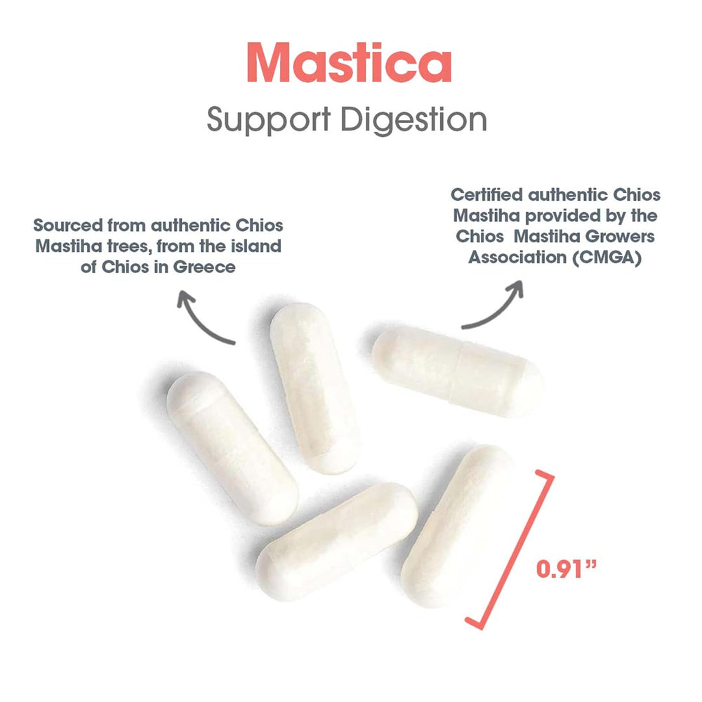 Allergy Research Group Mastic Gum 60 ct capsule closeup ideal for daily dosing