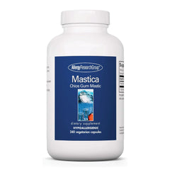 Allergy Research Group Mastica capsules bottle for digestive support.