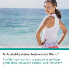Allergy Research NAC Enhanced label close-up shows a clean, hypoallergenic formulation.