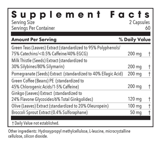Nrf2 Renew capsules close-up highlighting compact daily-use size