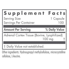 Nutricology adrenal support bottle pour may support daily energy use