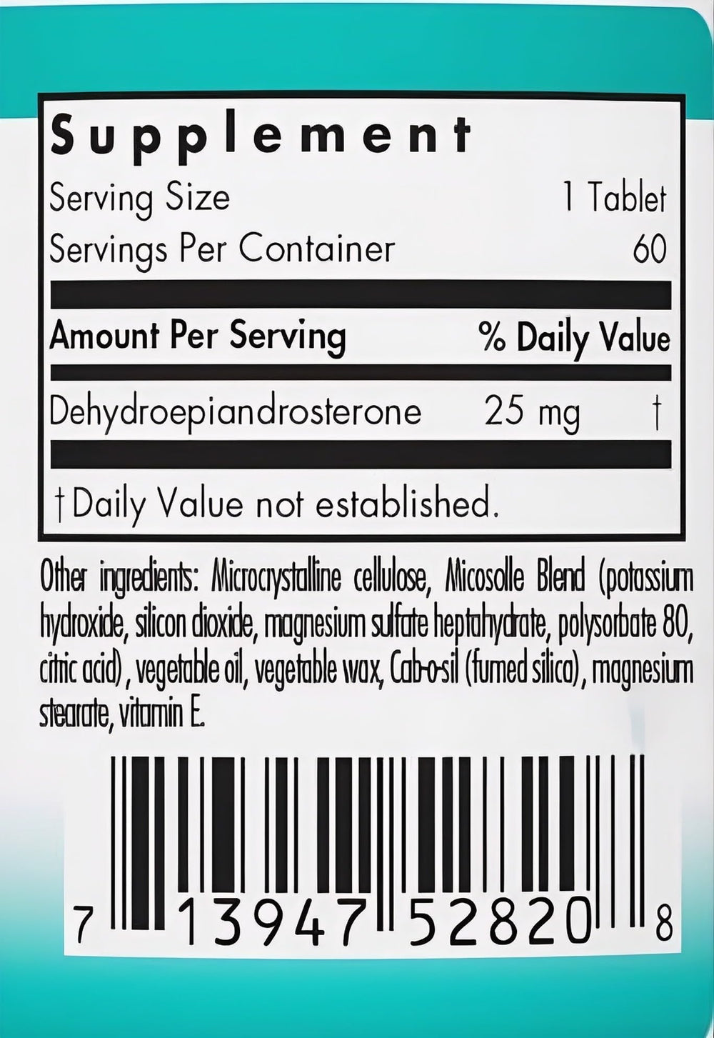 Allergy Research Group NutriCology DHEA soy-free wild yam source.