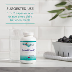 Nutricology Esterol graphic of bioflavonoids implies antioxidant support