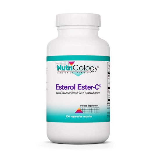 Nutricology Esterol bottle front view highlighting immune support potential