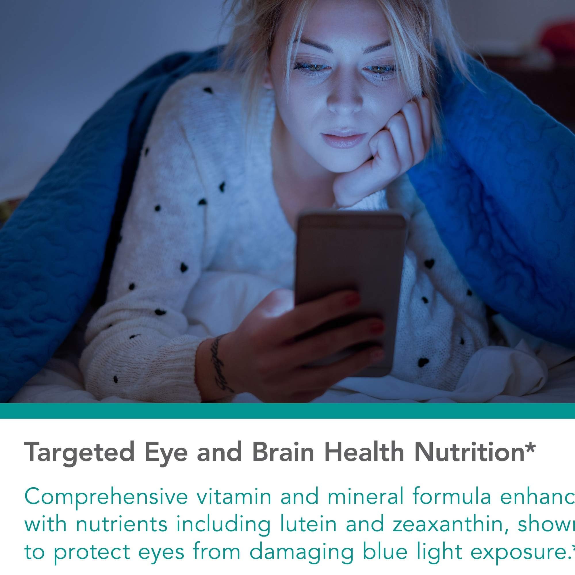 Allergy Research Group Nutricology Ocudyne II packaging highlights complete vitamin and mineral support.