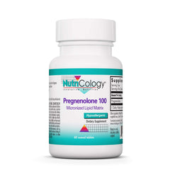 Nutricology Pregnenolone 100mg tablet close-up for precise dosing