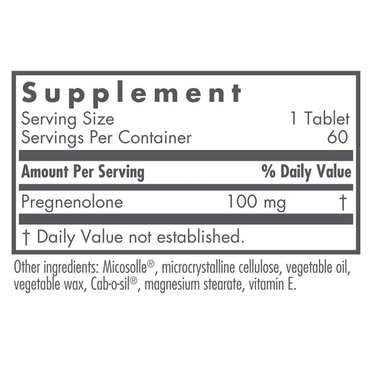 Nutricology Pregnenolone bottle front for daily use