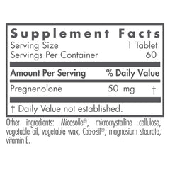 Allergy Research Group Nutricology Pregnenolone bottle front with plant-based formula
