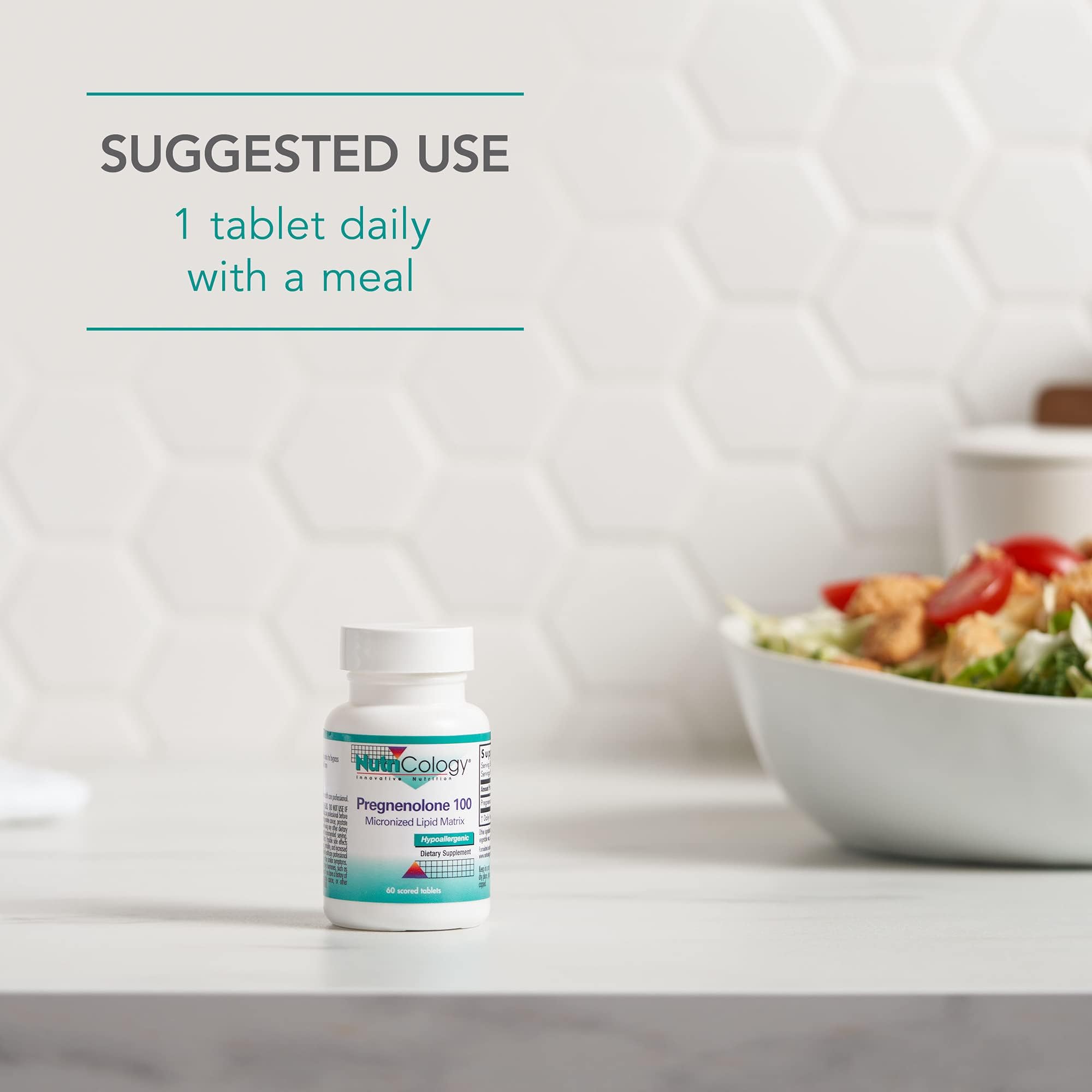 Nutricology Pregnenolone daily-use tablet with meals
