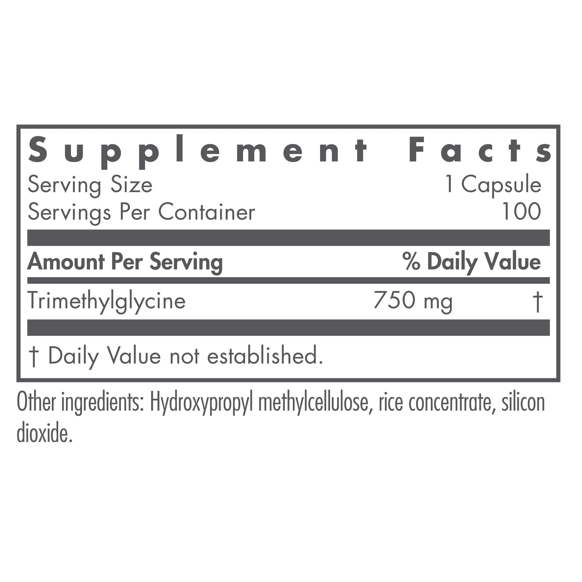 NutriCology TMG label highlights hypoallergenic, allergen-free formula.