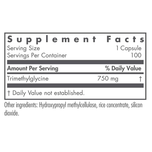 NutriCology TMG label highlights hypoallergenic, allergen-free formula.