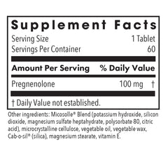 Allergy Research Group Pregnenolone micronized form highlights improved bioavailability.