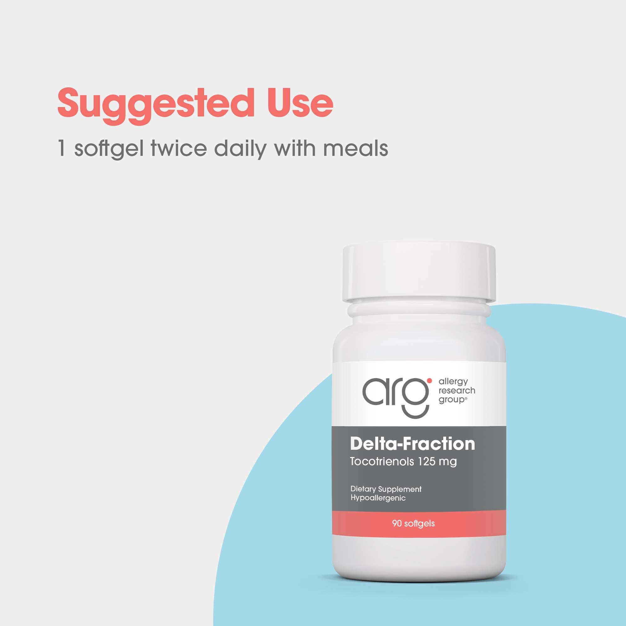 Allergy Research Group softgel capsules on white background for daily supplement routine.