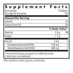 Allergy Research Group Super EPA capsules on white background indicating high purity for daily use.