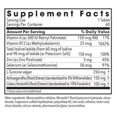 Allergy Research Group thyroid iodine blend supports hormones and thyroid nutrition.
