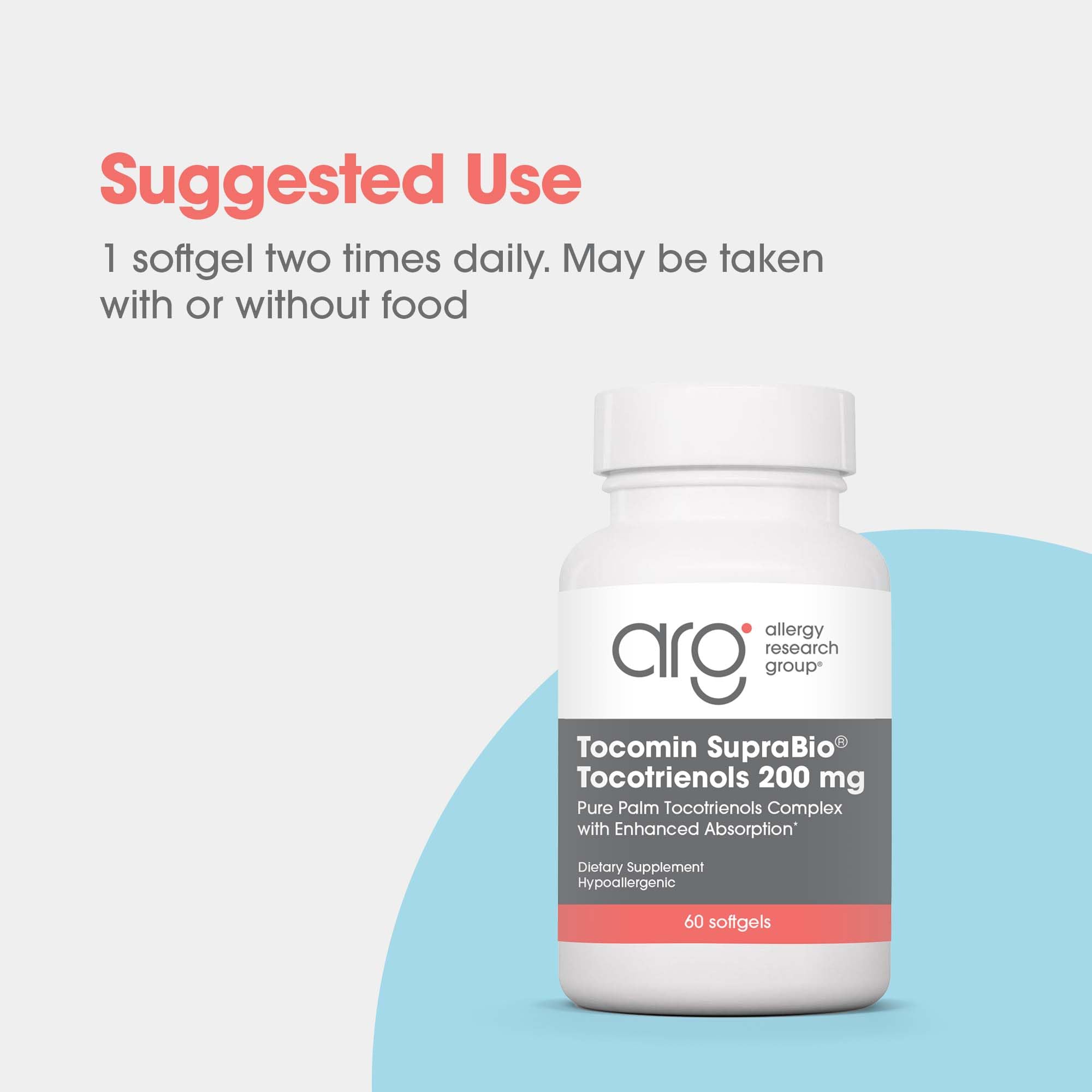 Pouring Tocomin SupraBio softgels from bottle for convenient dosage