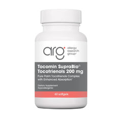 Allergy Research Group Tocomin SupraBio softgel bottle ready for daily use.