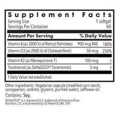 Allergy Research Group Vit D3 Complete label highlights D3 with A and K2 balance.