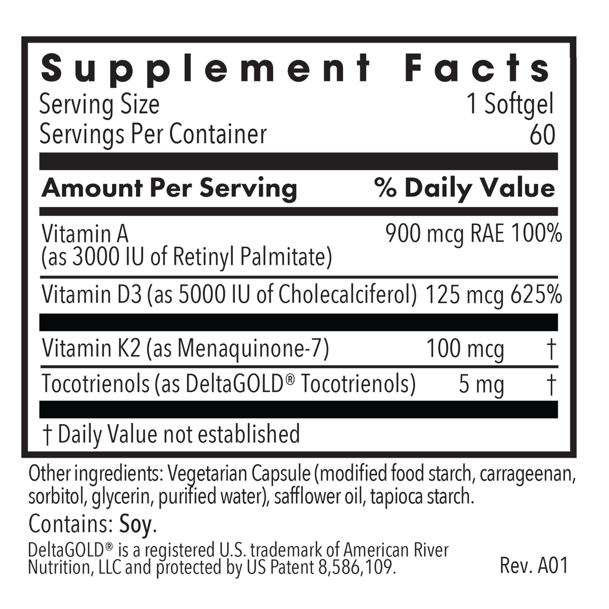 Allergy Research Group label design on bottle signals quality and transparency