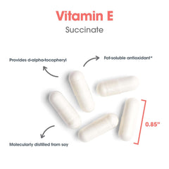 Allergy Research Group Vitamin E Succinate dry powder capsules.