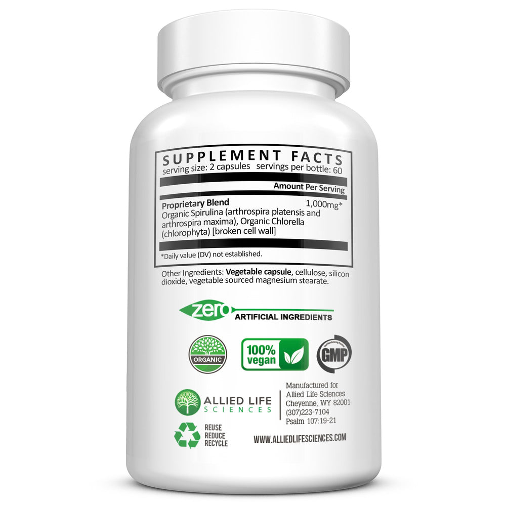 Allied Life detox-focused chlorophyll capsules ideal for busy lifestyles