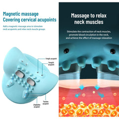 ALLILUYAA neck massager is travel-ready for on-the-go relaxation