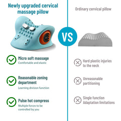 ALLILUYAA remote control shown with compact neck massager kit