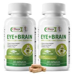 Alliwise 2-pack bottle front shows lutein capsules for daily eye support.