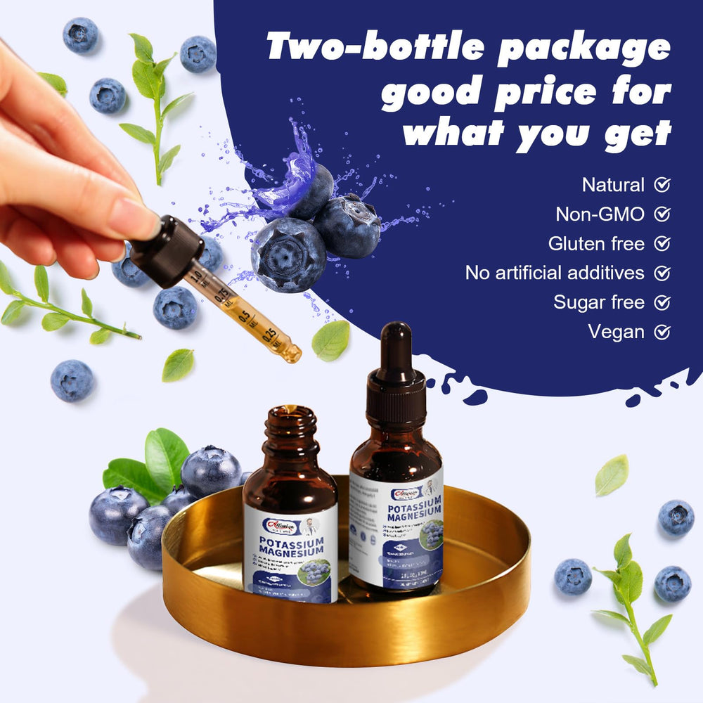 Alliwise drops serving glass with measurement for daily supplementation